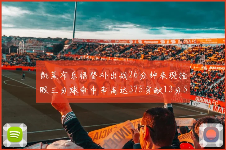 凯莱布乐福替补出战26分钟表现抢眼三分球命中率高达375贡献13分5板4助