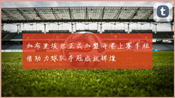 加布里埃尔正式加盟海港上赛季租借助力球队夺冠成就辉煌